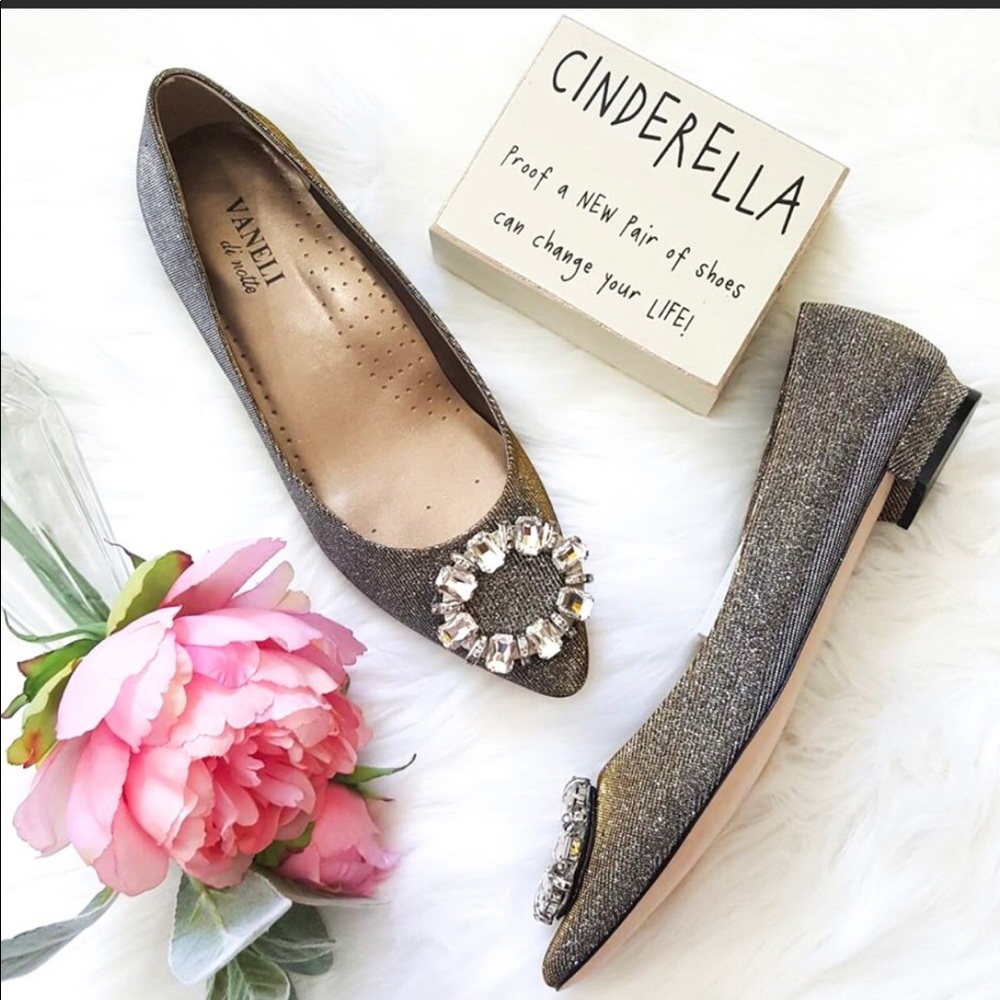 Vaneli di notte stevi metallic shoes